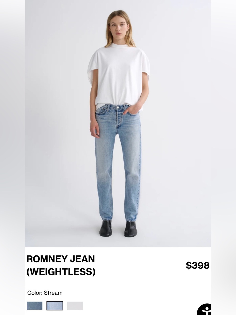 Agolde Romney Jean in Stream